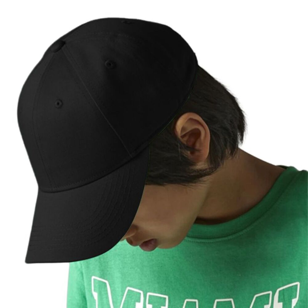 Beechfield Childrens/Kids Classic 6 Panel Natural Cotton Cap / Bright Royal Blue